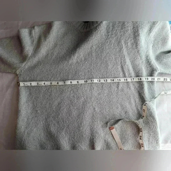 Racheal Women's Size Small Gray Pocket Oversized Sweater Shirt Or Dress - Picture 11 of 13